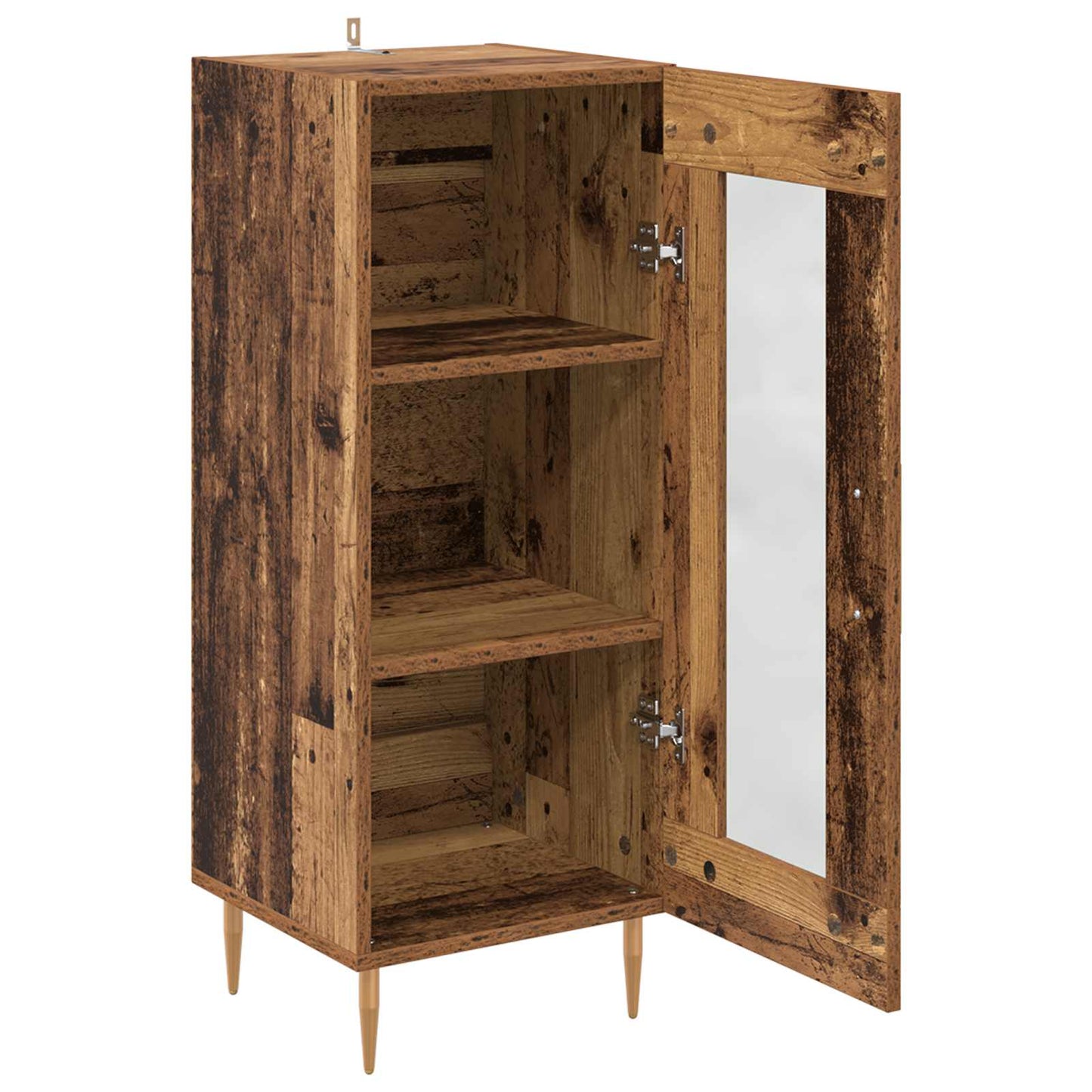 Serviesskap Gammelt tre 34 x 34,5 x 90 cm Konstruert tre