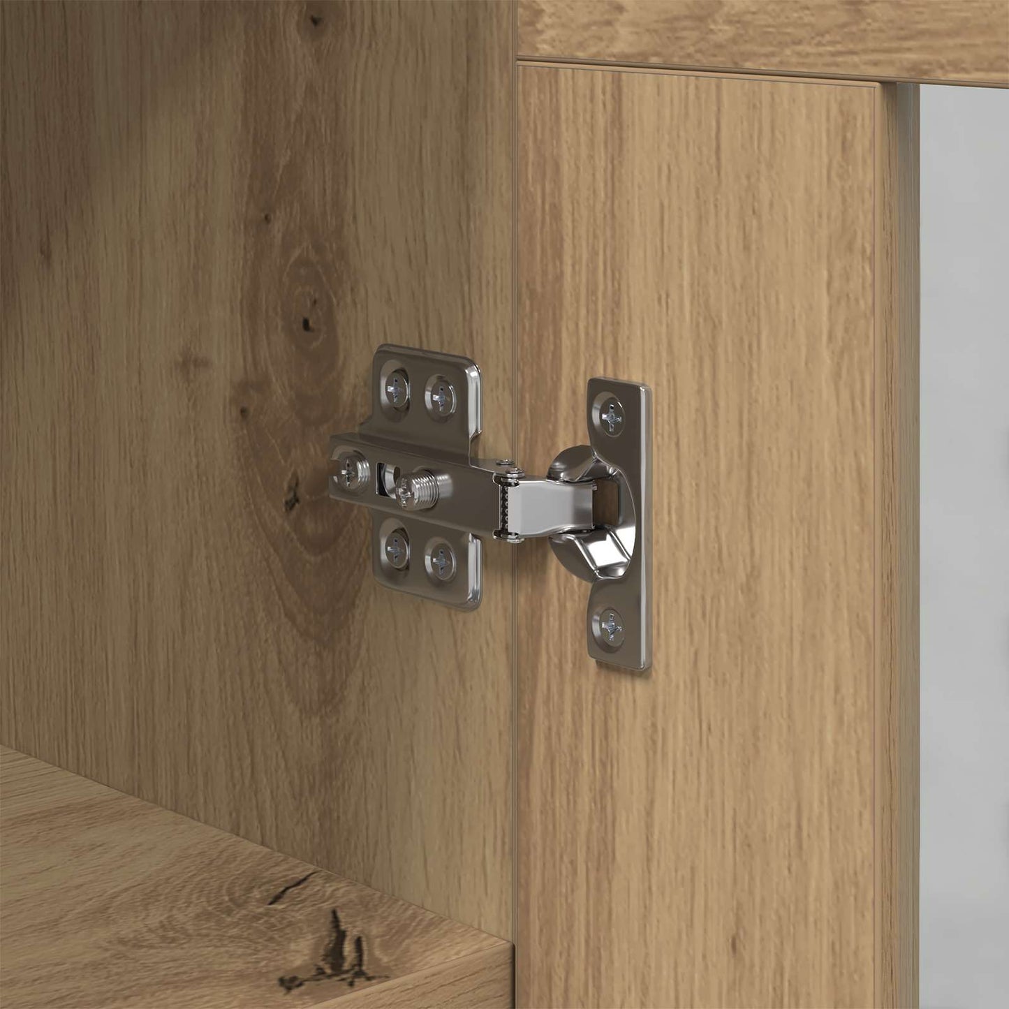 Serviesskap artisan eik 34 x 34,5 x 90 cm Konstruert tre