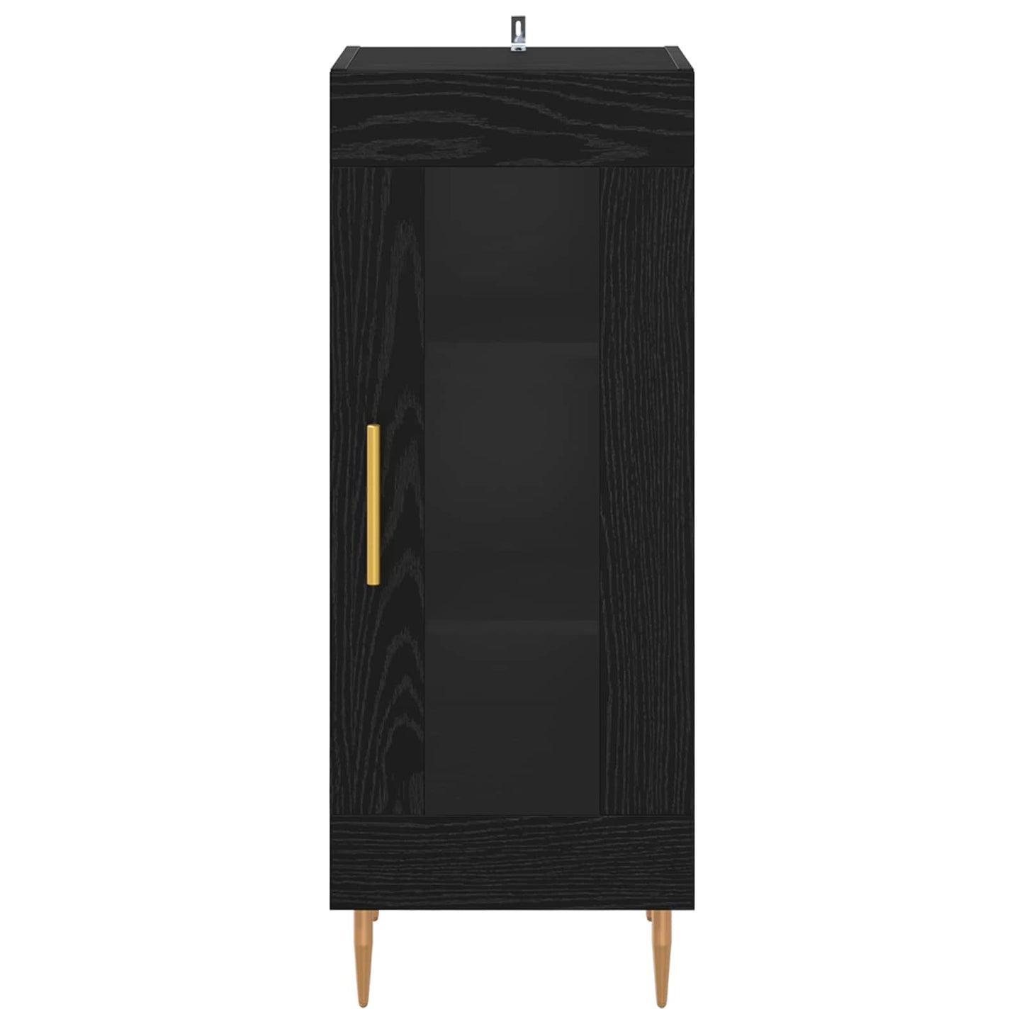 Serviesskap Svart eik 34 x 34,5 x 90 cm Konstruert tre