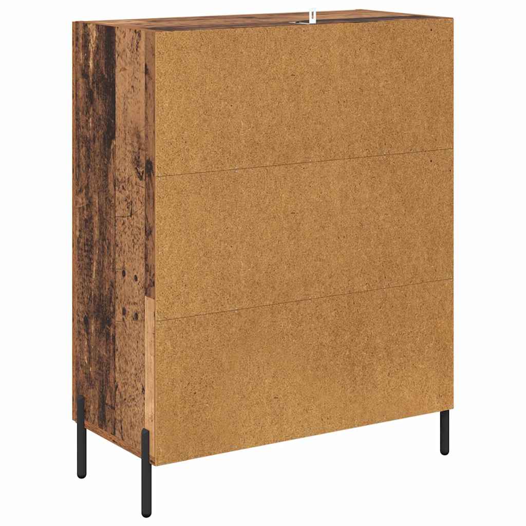Serviesskap Gamle tre 69,5 x 34 x 90 cm Ingeniørtre og jern
