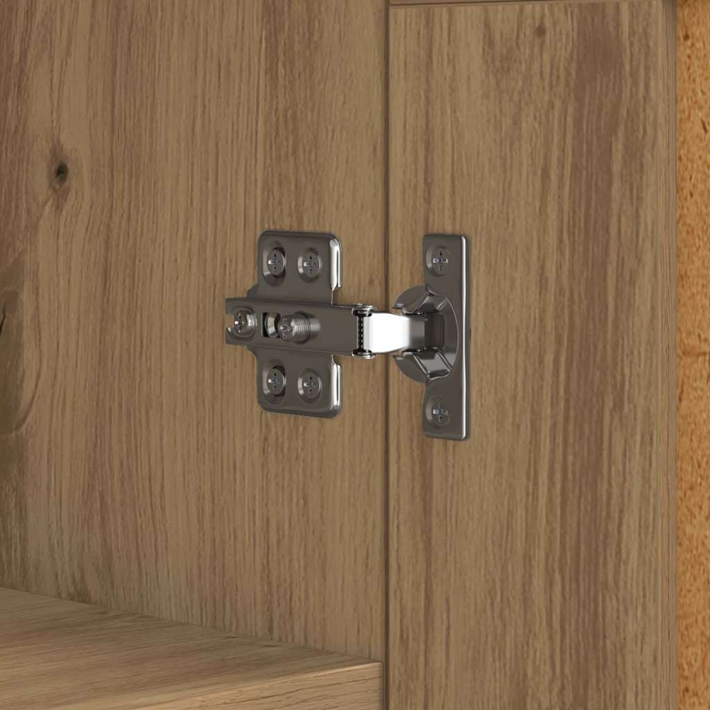 Serviesskap Artisan Eik 69,5 x 34 x 90 cm Ingeniørtre og jern