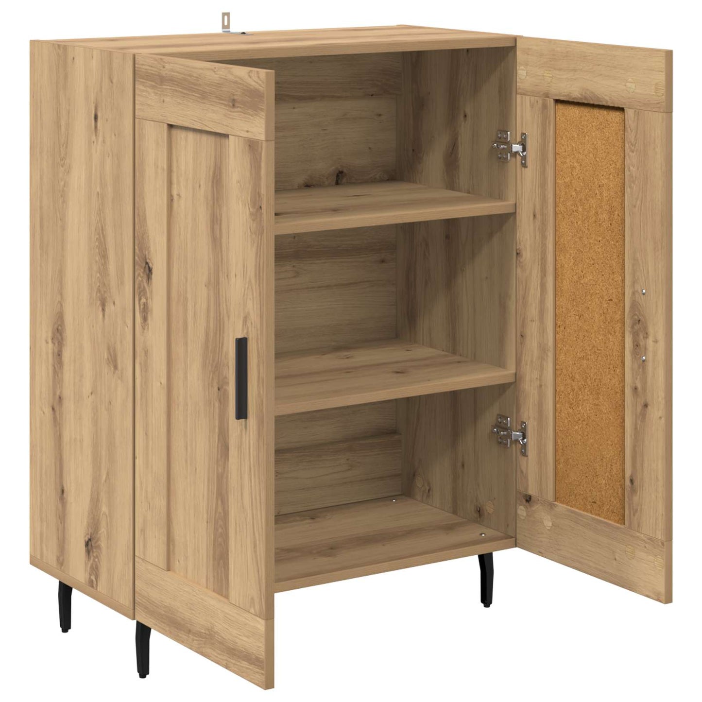 Serviesskap Artisan Eik 69,5 x 34 x 90 cm Ingeniørtre og jern