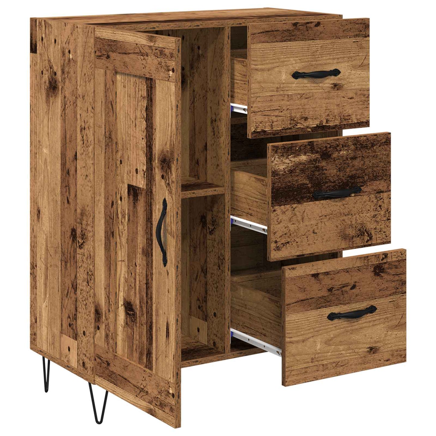 Serviesskap Gammelt tre 69,5 x 34 x 90 cm Konstruert tre