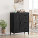 Serviesskap Svart eik 69.5 x 34 x 90 cm Konstruert tre
