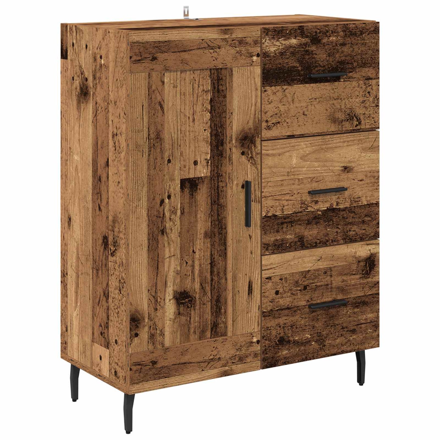 Serviesskap Gamle tre 69,5 x 34 x 90 cm Ingeniørtre og jern