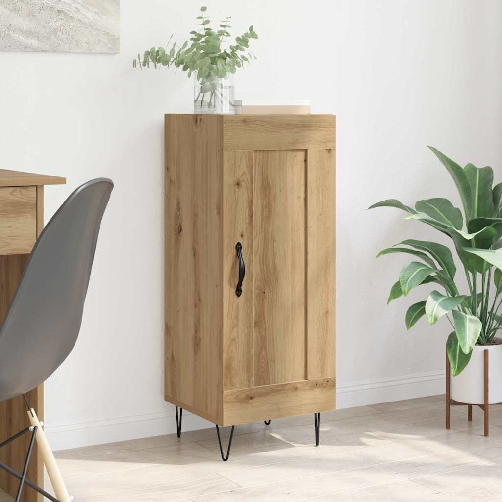 Serviesskap Artisan Eik 34,5 x 34 x 90 cm Ingeniørtre og jern
