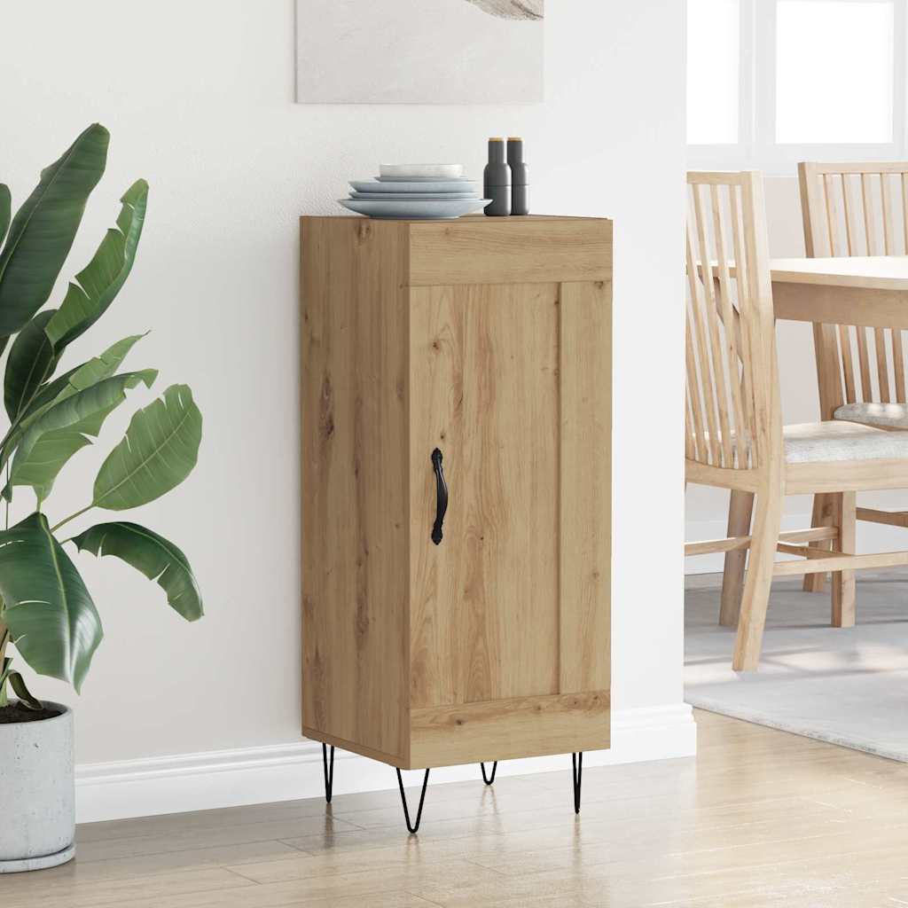 Serviesskap Artisan Eik 34,5 x 34 x 90 cm Ingeniørtre og jern