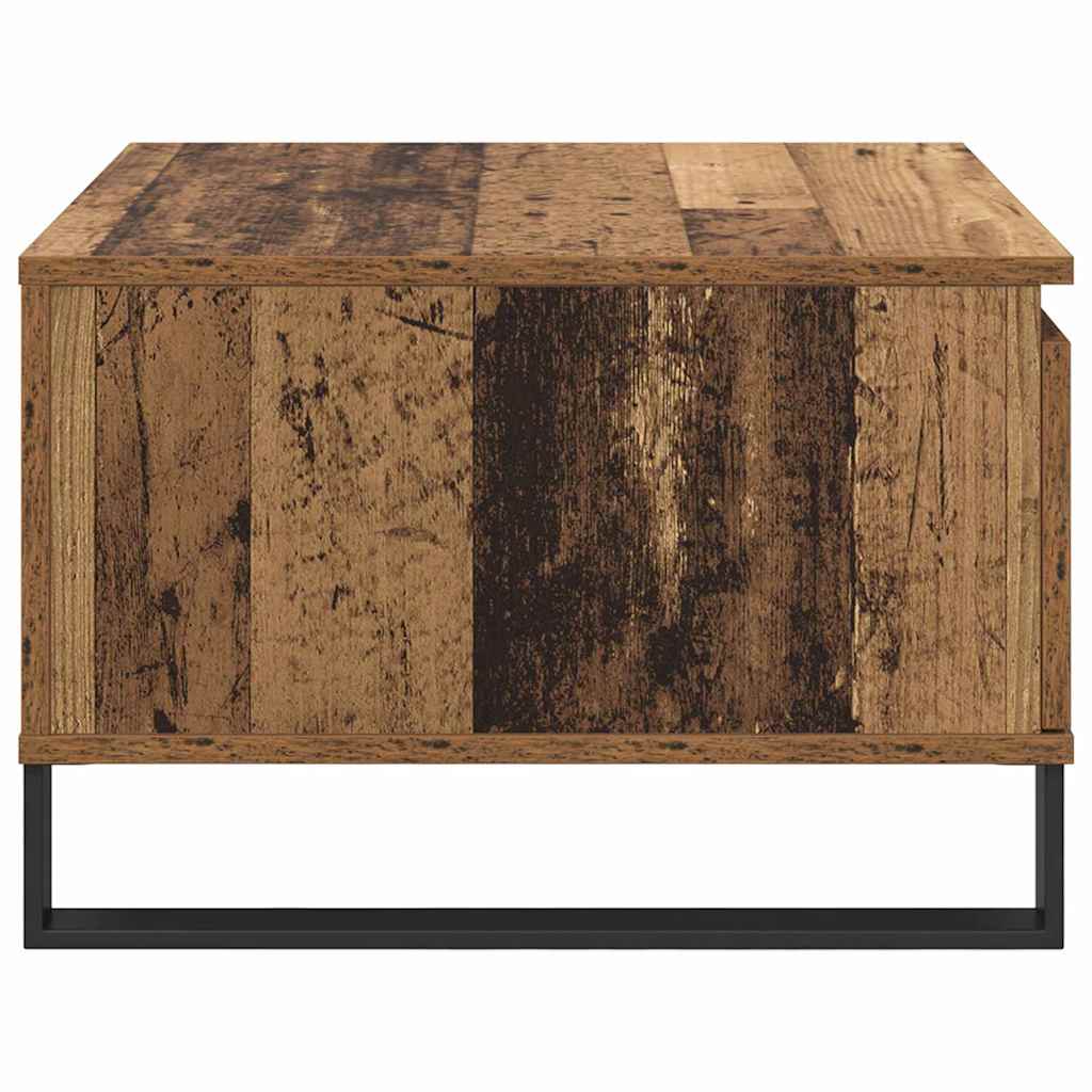 Kaffebord med skuff Gamle tre 55 x 55 x 36,5 cm Konstruert tre