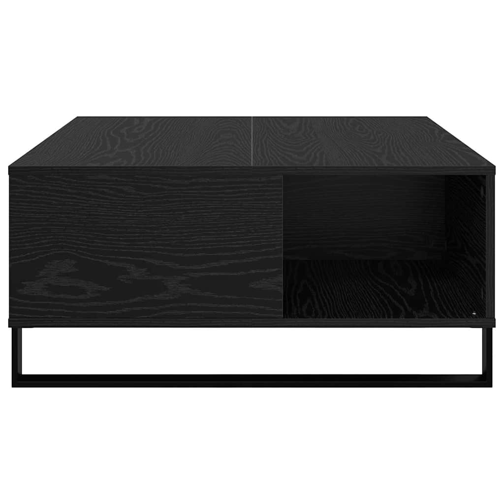 Kaffebord Svart Eik 80 x 80 x 36,5 cm Konstruert tre