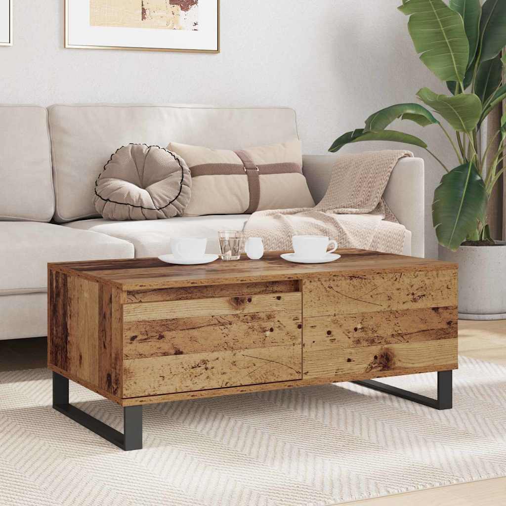 Kaffebord Gamle tre 90 x 50 x 36,5 cm Konstruert tre
