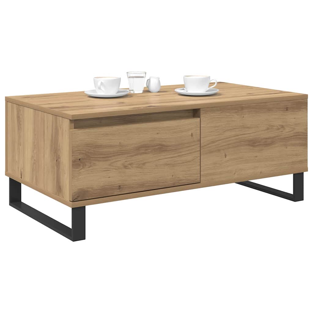 Kaffebord Artisan Eik 90 x 50 x 36,5 cm Konstruert tre