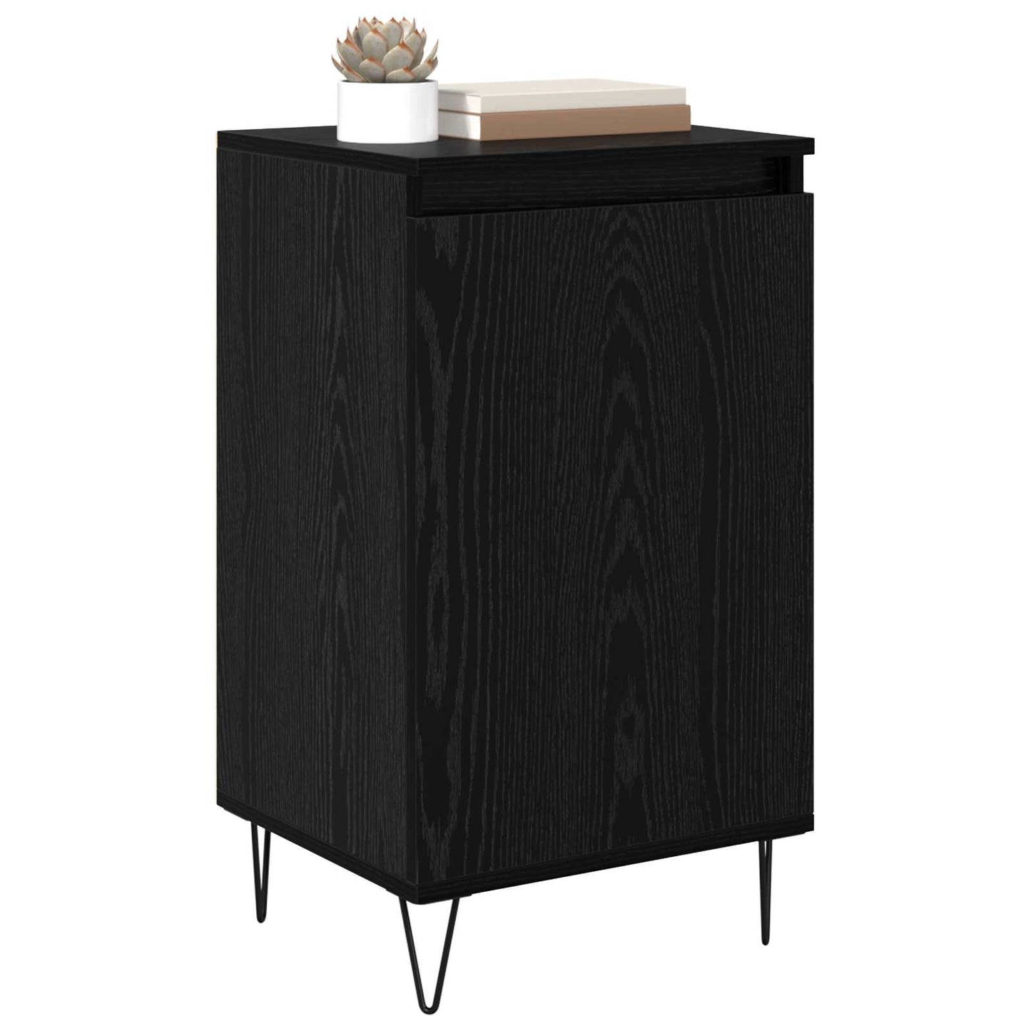 Serviesskap Svart Eik 40 x 35 x 70 cm Konstruert tre