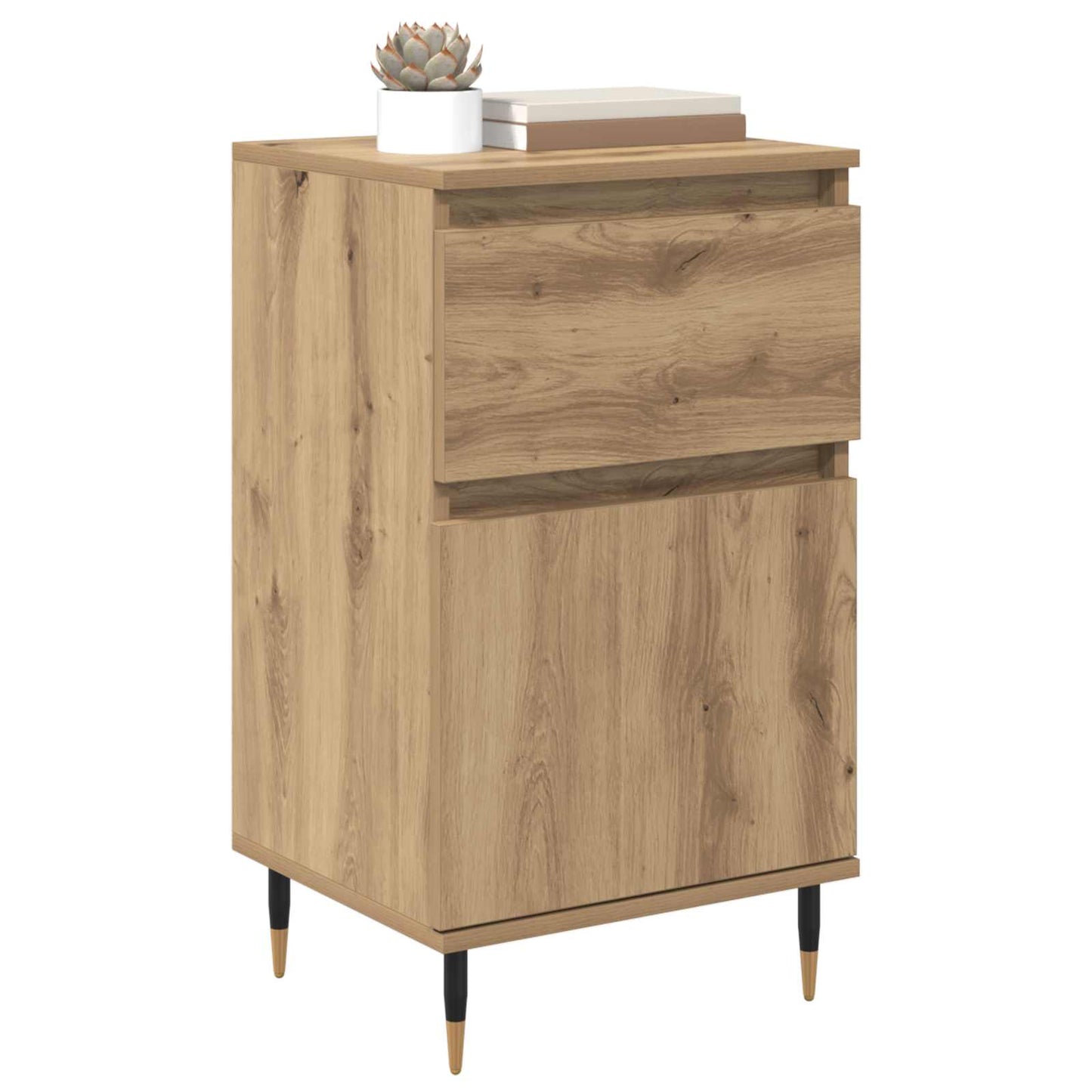 Serviesskap Artisan Eik 40 x 35 x 70 cm Ingeniørtre og jern