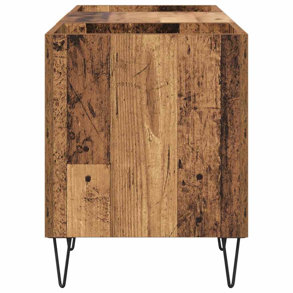 Plateskap Gamle tre 121 x 38 x 48 cm Ingeniørtre og jern