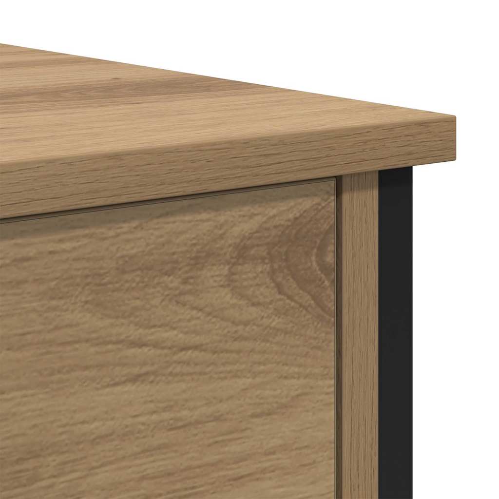 Nattbord med skuff Artisan Eik 34 x 35,5 x 45 cm Konstruert tre