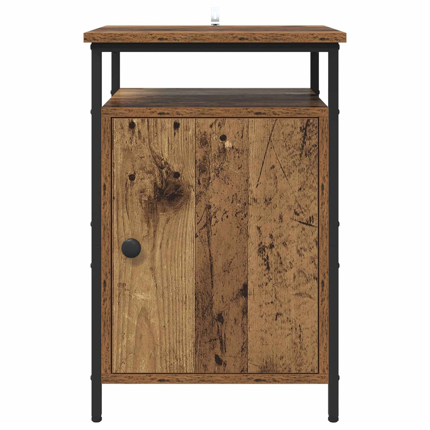 Nattbordskap 2 pcs Gammelt tre 40 x 42 x 60cm Konstruert tre