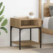 Nattbord 2 pcs Artisan Eik 40 x 40 x 50 cm Konstruert tre
