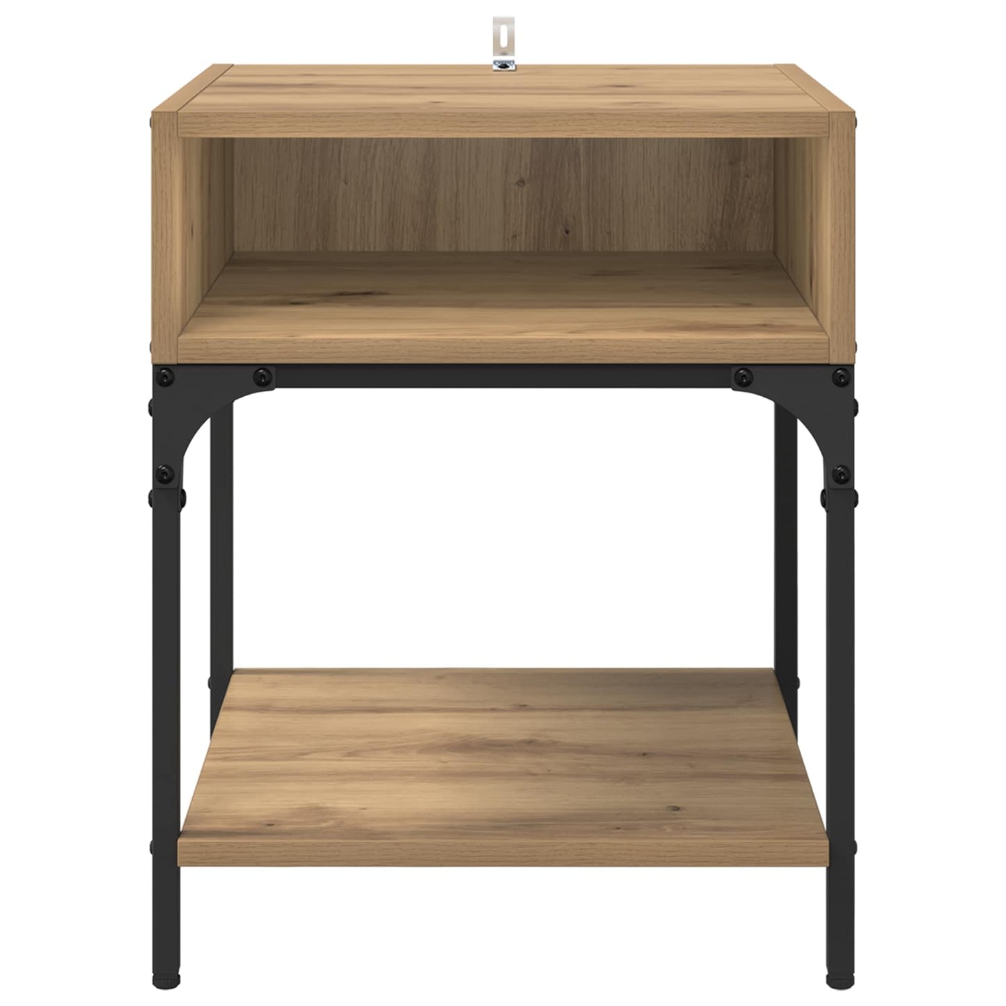 Nattbord 2 pcs Artisan Eik 40 x 40 x 50 cm Konstruert tre