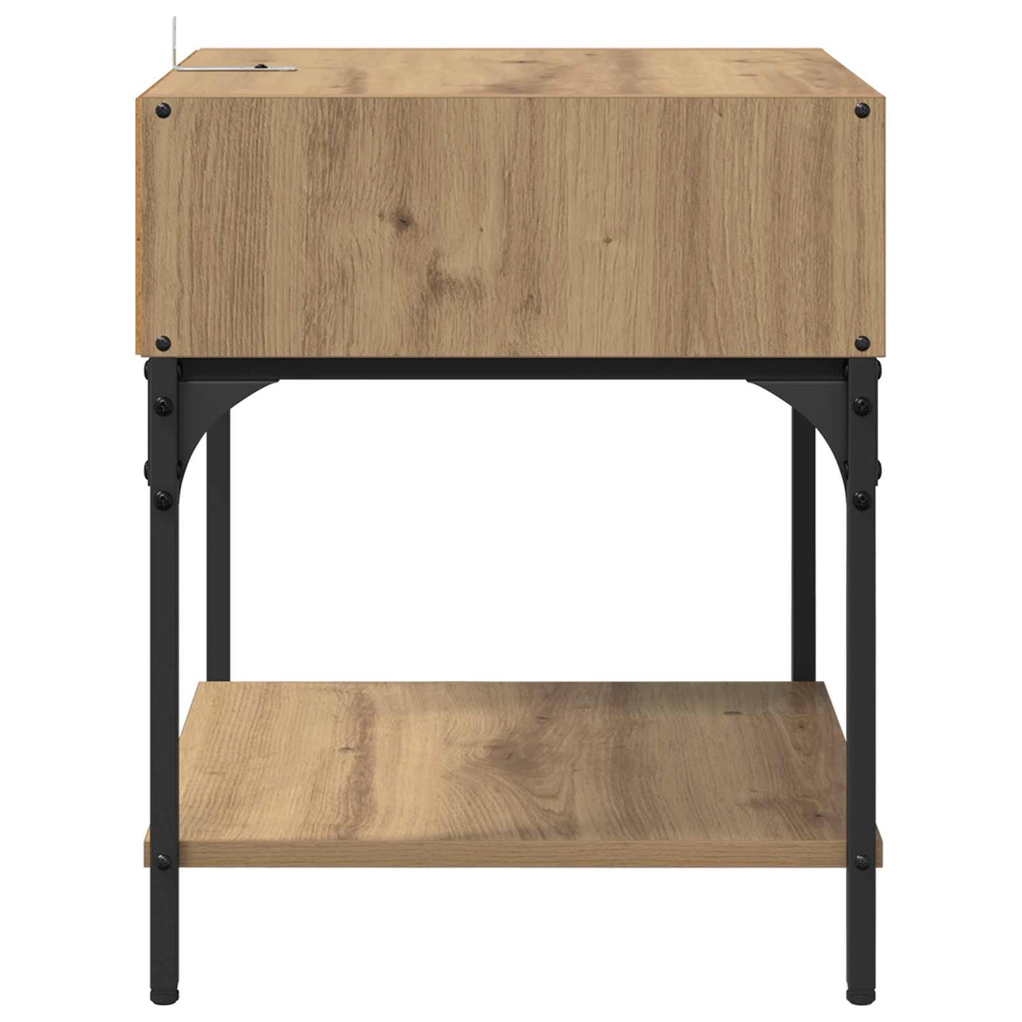 Nattbord 2 pcs Artisan Eik 40 x 40 x 50 cm Konstruert tre