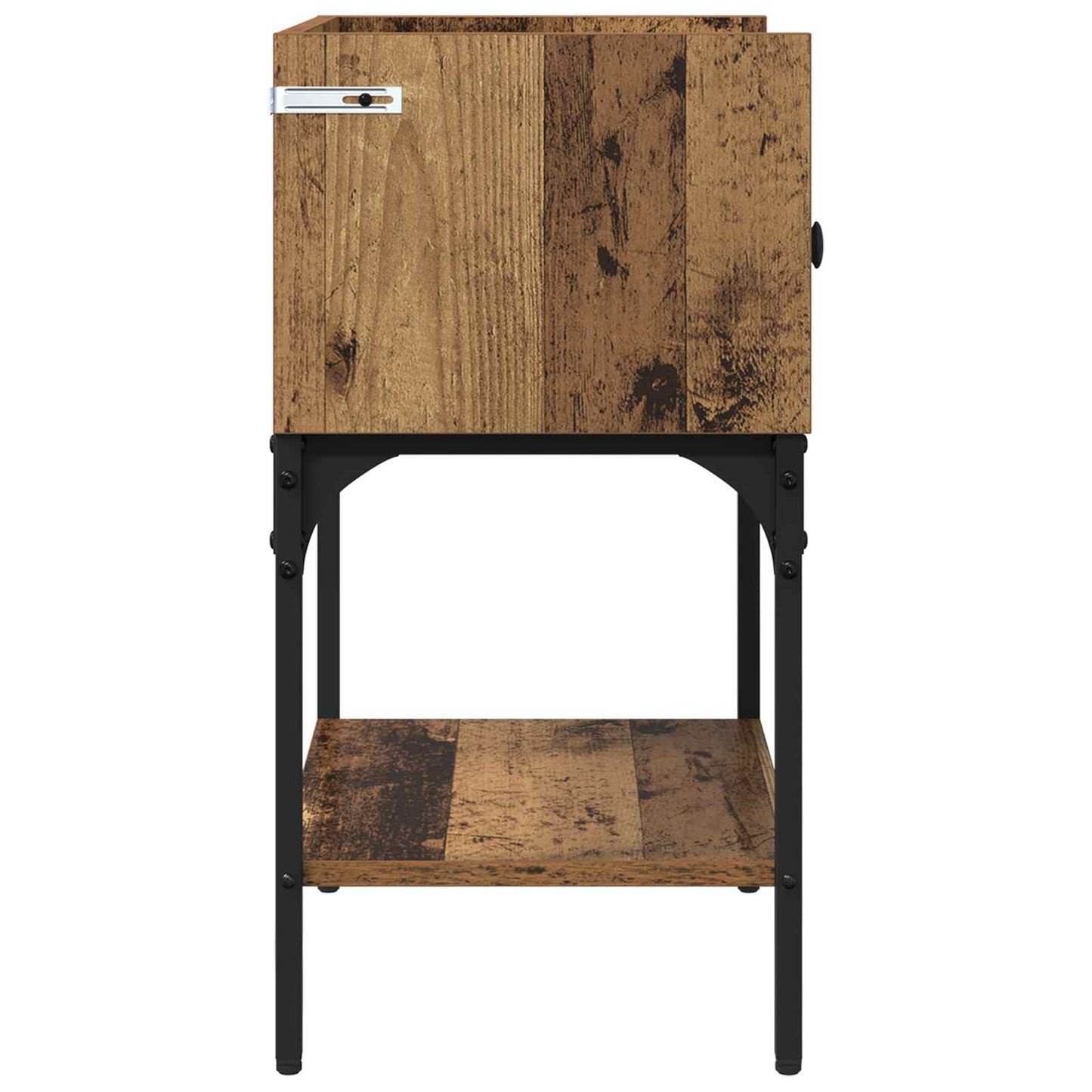 Nattbord med skuff Gammelt tre 40 x 29 x 60 cm Konstruert tre