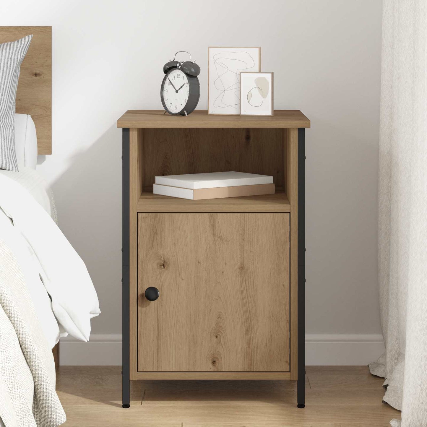 Nattbordskap Artisan Eik 40 x 42 x 60 cm Konstruert tre