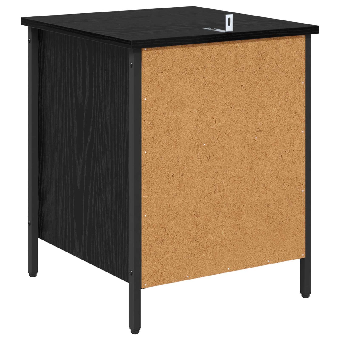 Nattbordskap 2 pcs Svart Eik 40 x 42 x 50 cm Konstruert tre
