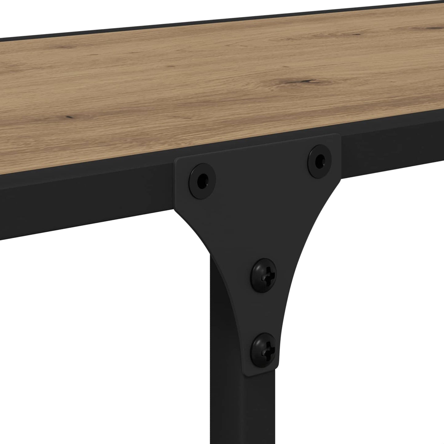 Bokhylle 9 nivåer 100 x 32 x 170 cm Konstruert tre artisan eik