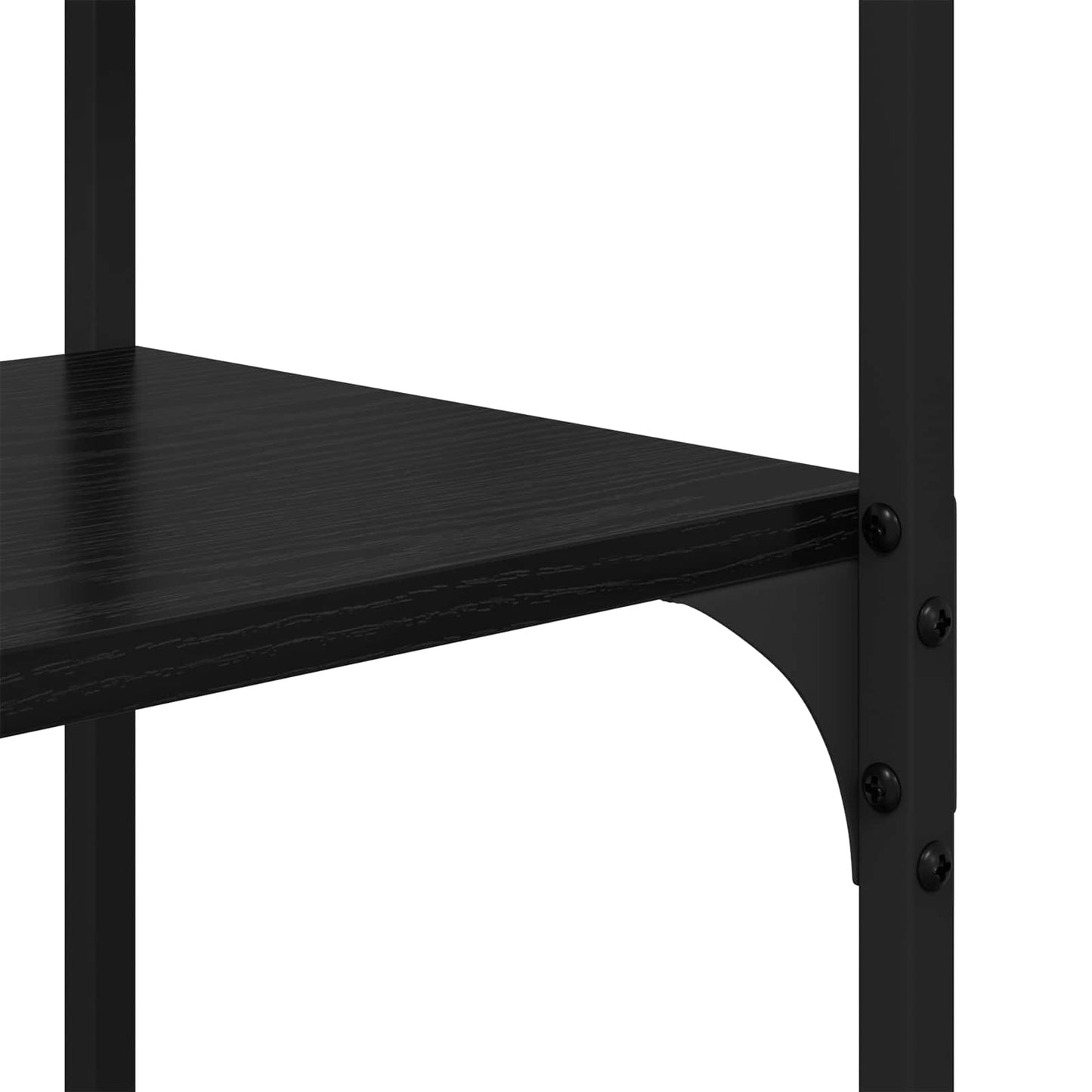 Bokhylle Svart eik 100 x 32 x 170 cm Konstruert tre