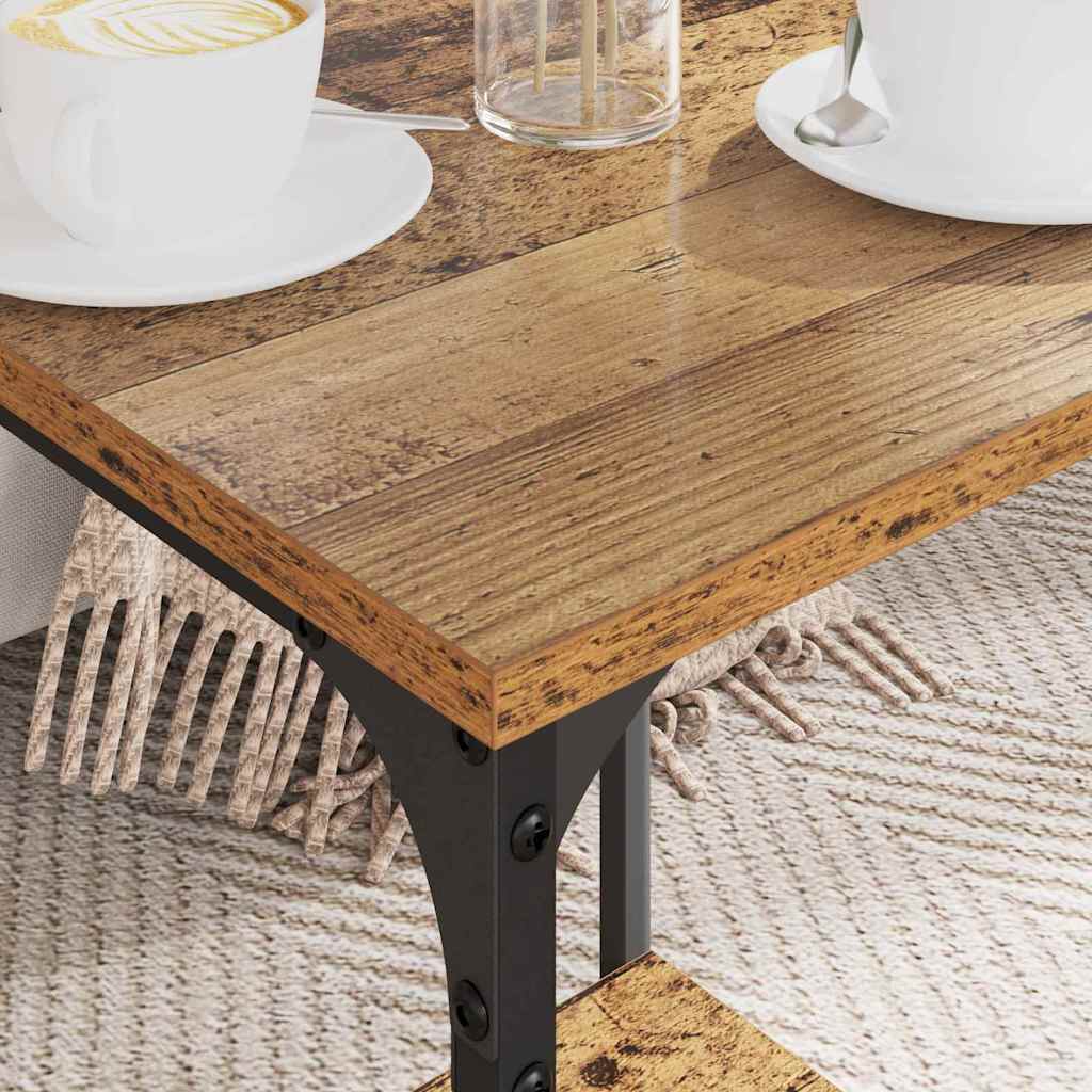 Kaffebord Gamle tre 40 x 40 x 55 cm Konstruert tre