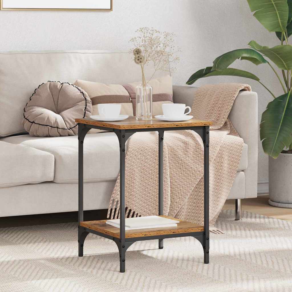 Kaffebord Gamle tre 40 x 40 x 55 cm Konstruert tre