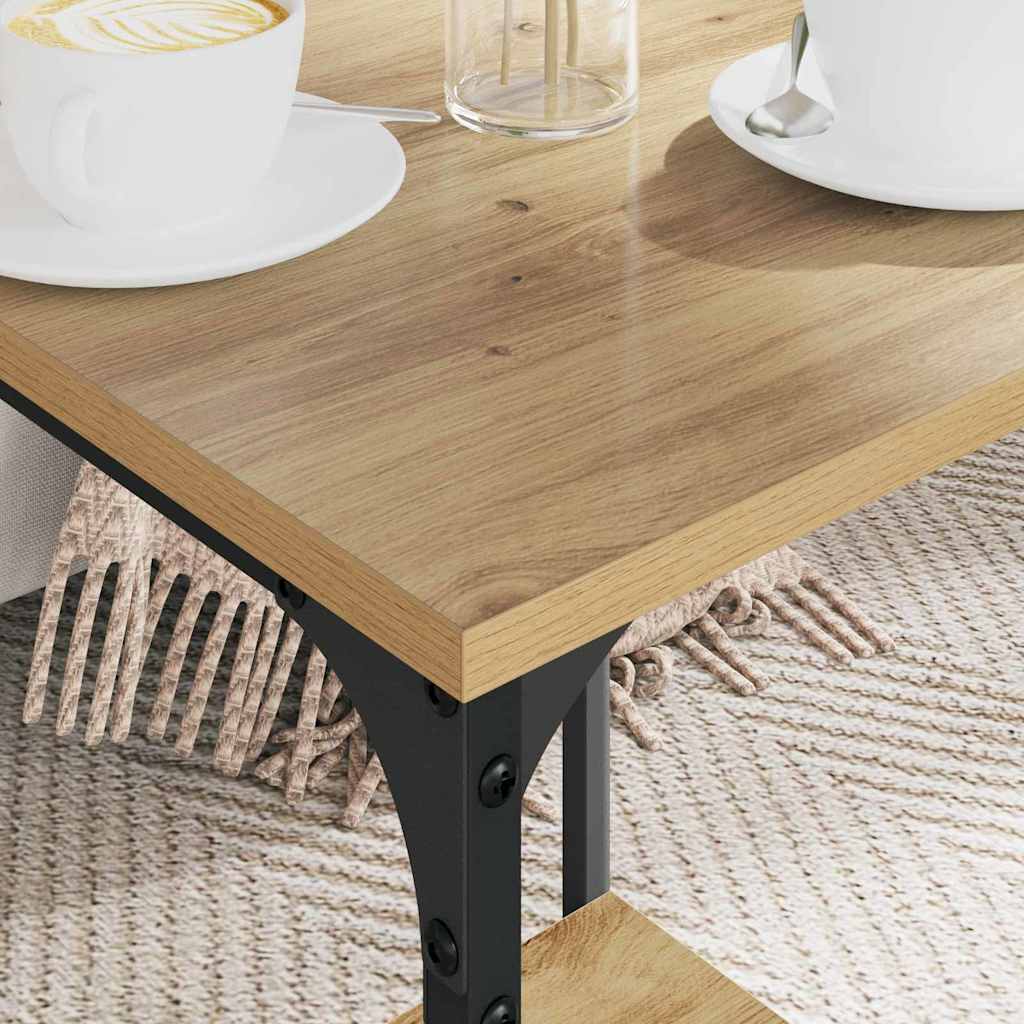 Kaffebord Artisan Eik 40 x 40 x 55 cm Konstruert tre