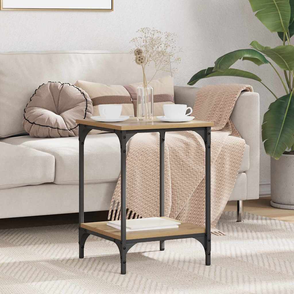 Kaffebord Artisan Eik 40 x 40 x 55 cm Konstruert tre