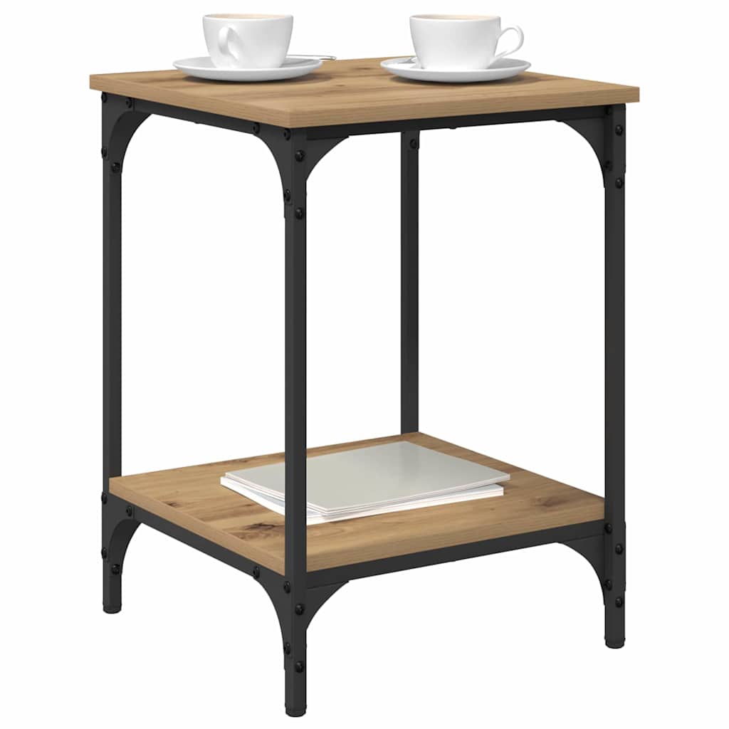 Kaffebord Artisan Eik 40 x 40 x 55 cm Konstruert tre