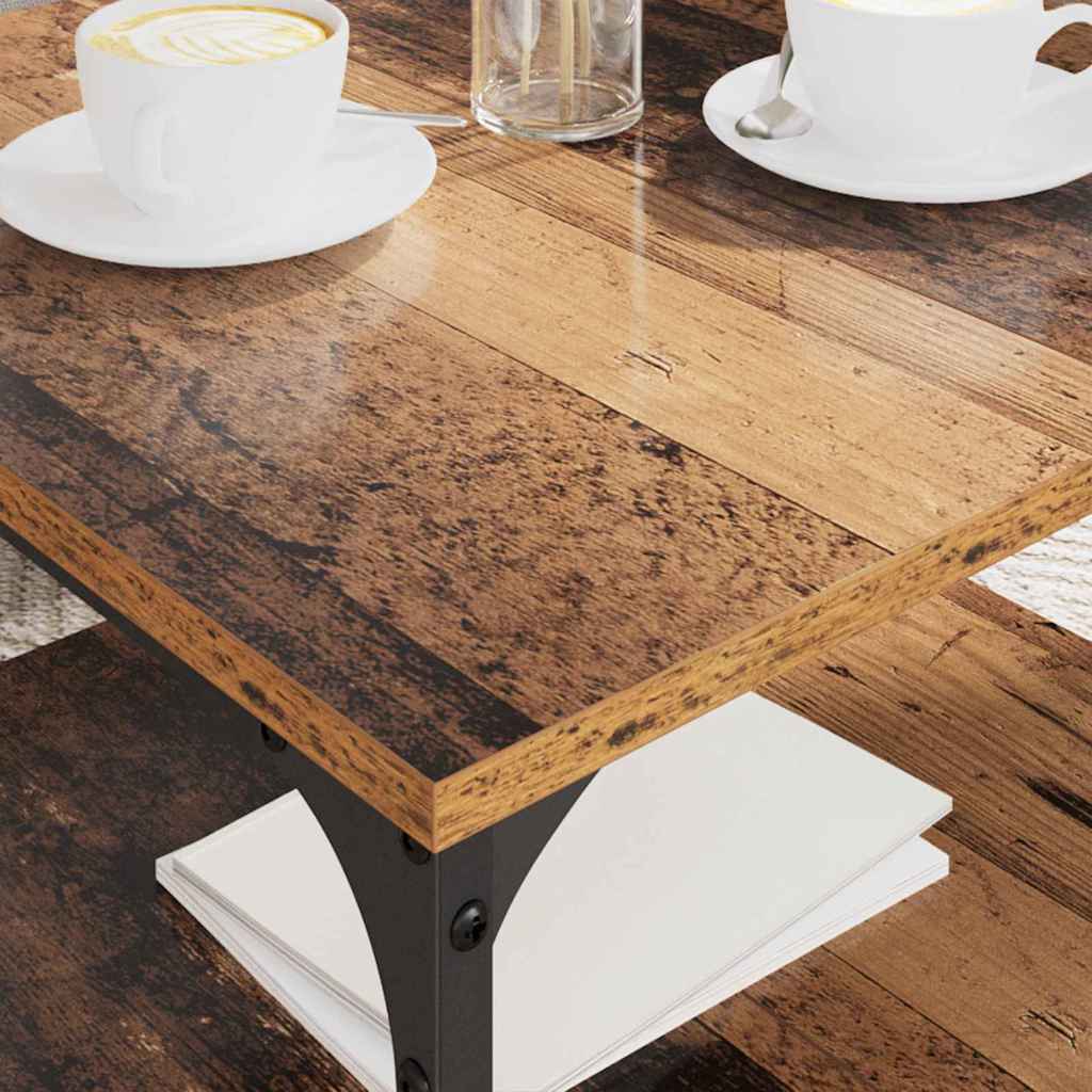 Kaffebord Gamle tre 55 x 55 x 40 cm Konstruert tre