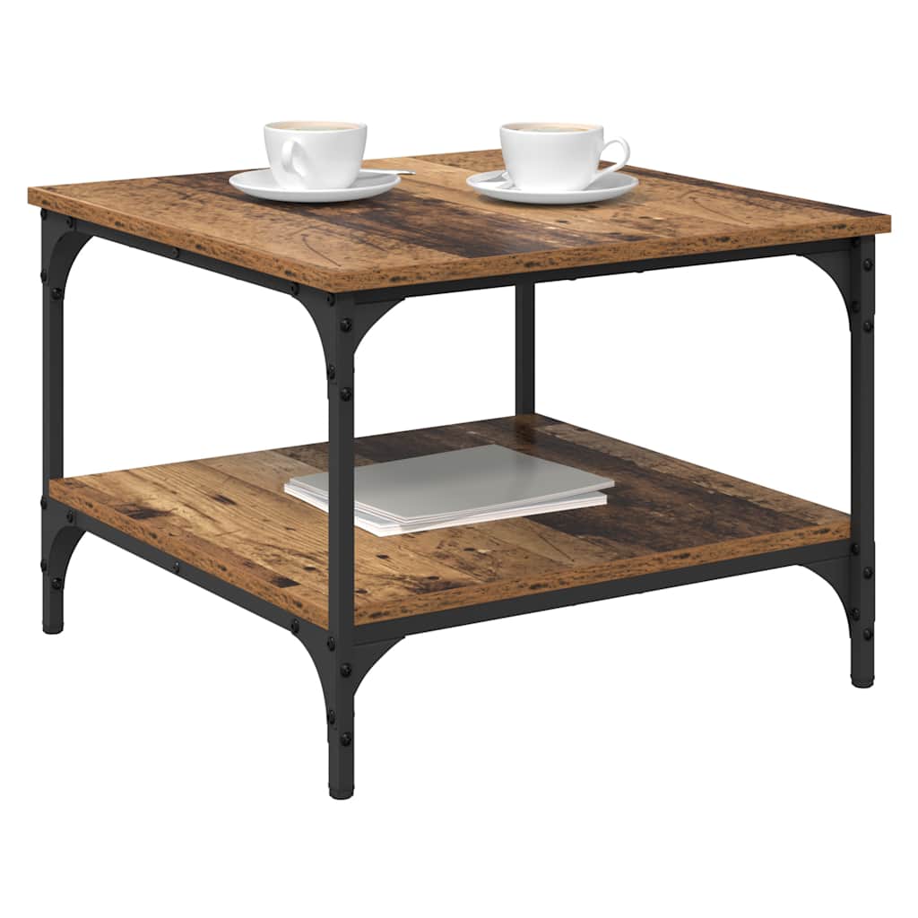 Kaffebord Gamle tre 55 x 55 x 40 cm Konstruert tre