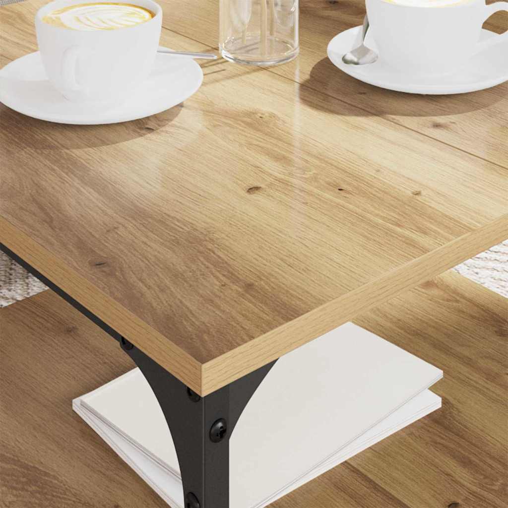 Kaffebord Artisan Eik 55 x 55 x 40 cm Konstruert tre