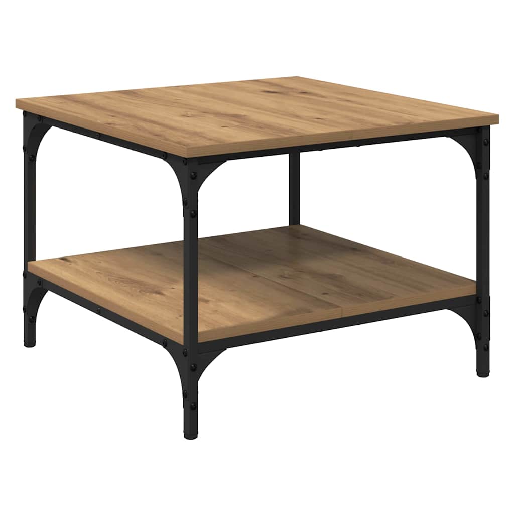 Kaffebord Artisan Eik 55 x 55 x 40 cm Konstruert tre