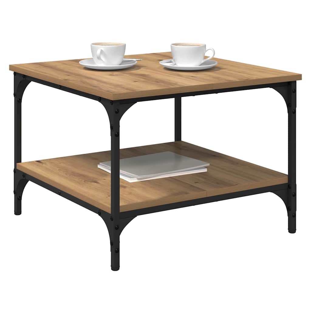 Kaffebord Artisan Eik 55 x 55 x 40 cm Konstruert tre