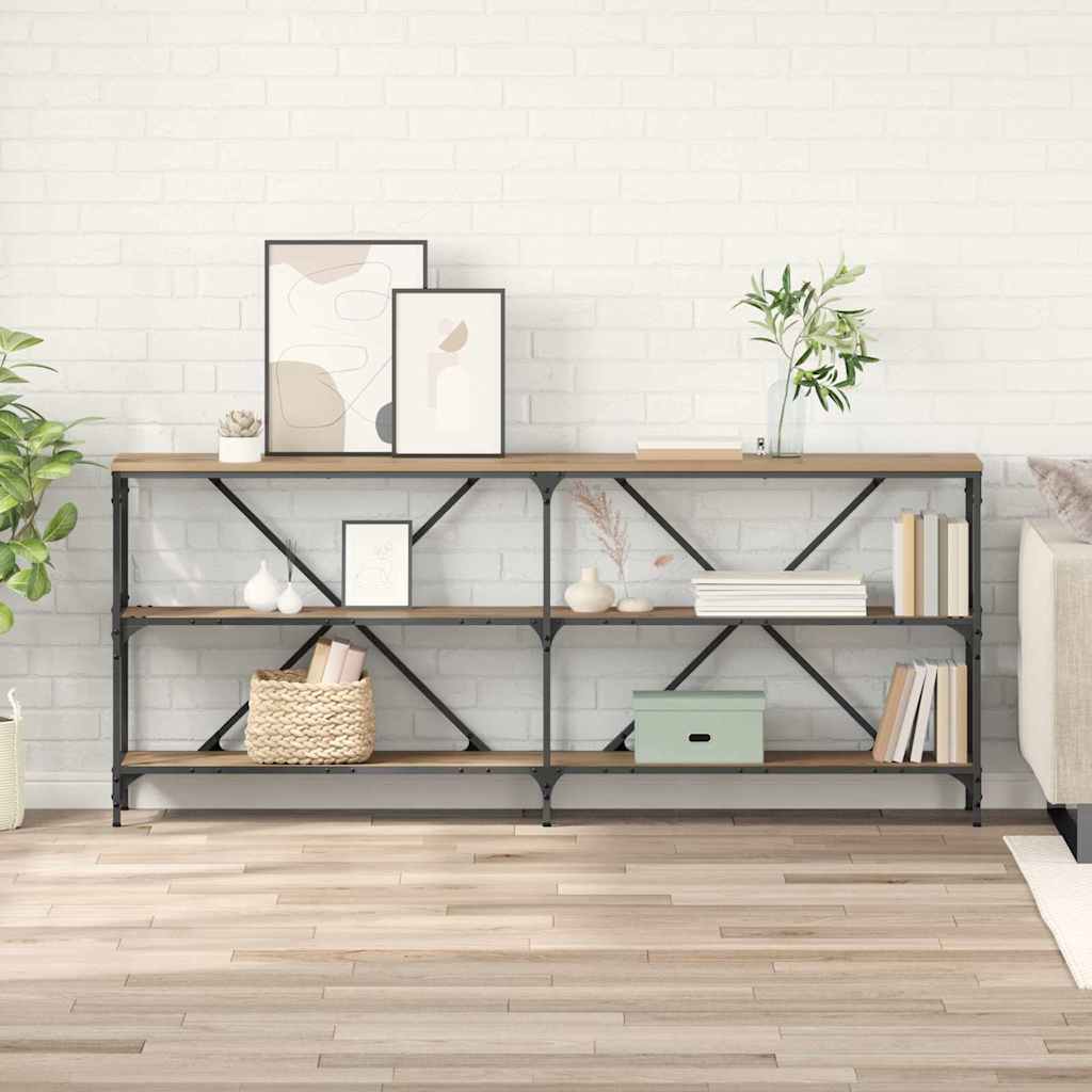 Konsollbord Artisan Eik 180 x 30 x 75 cm Konstruert tre