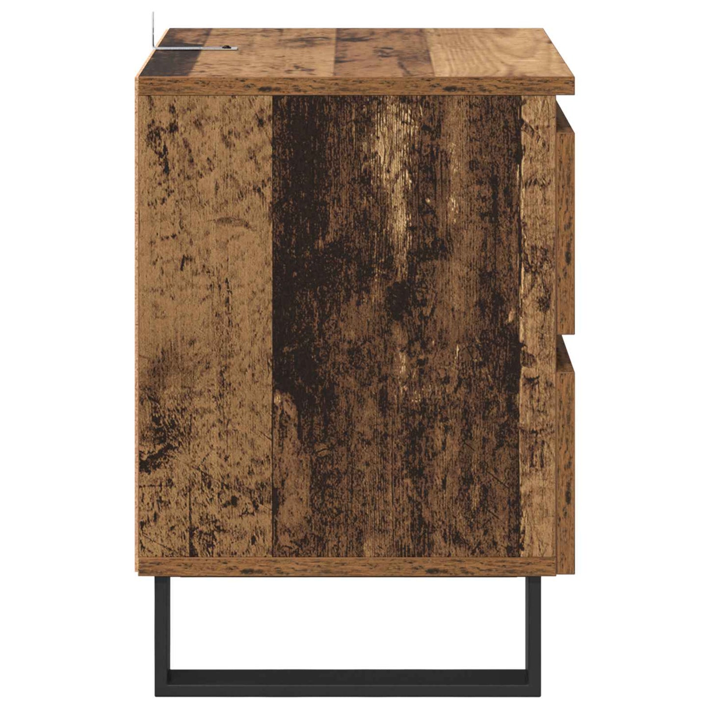 Nattbordskap 2 pcs Gammelt tre 40 x 35 x 50 cm Konstruert tre