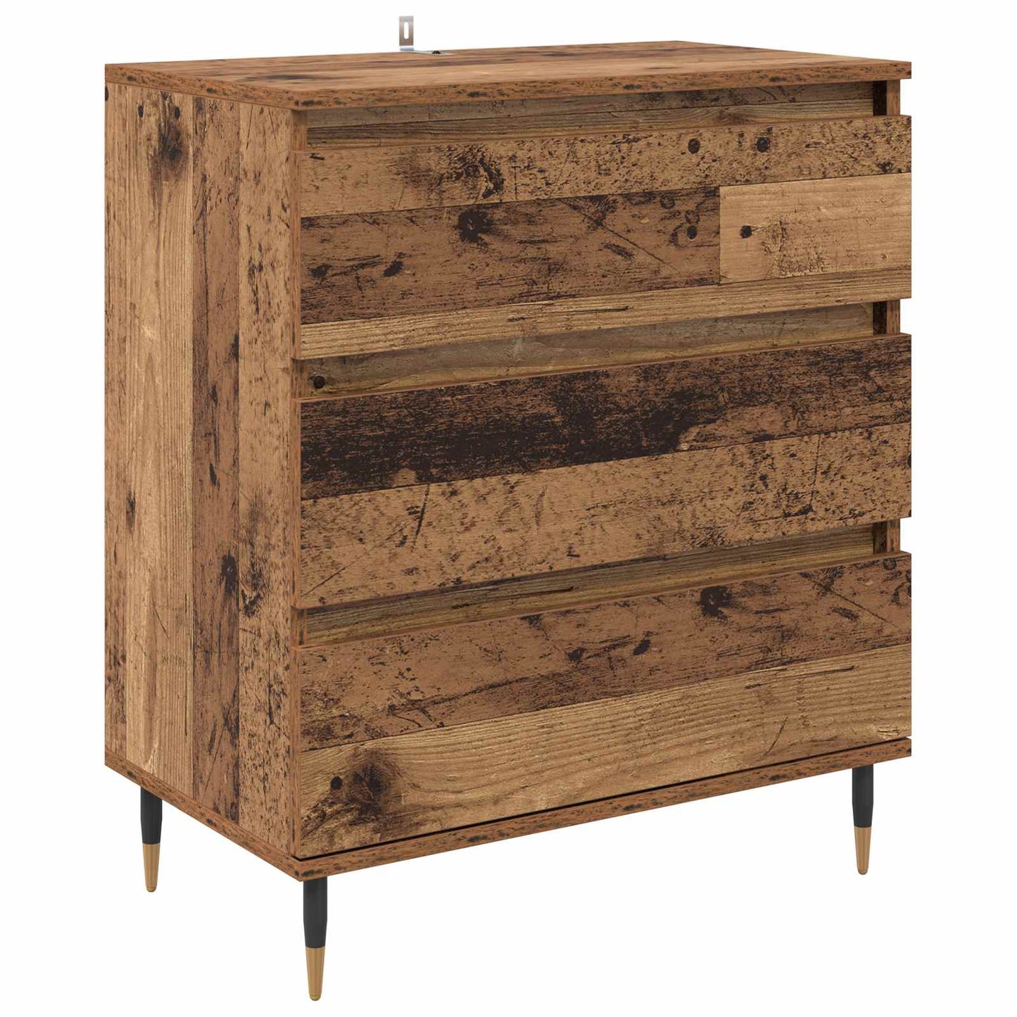 Serviesskap med skuff Gamle tre 60 x 35 x 70 cm Konstruert tre