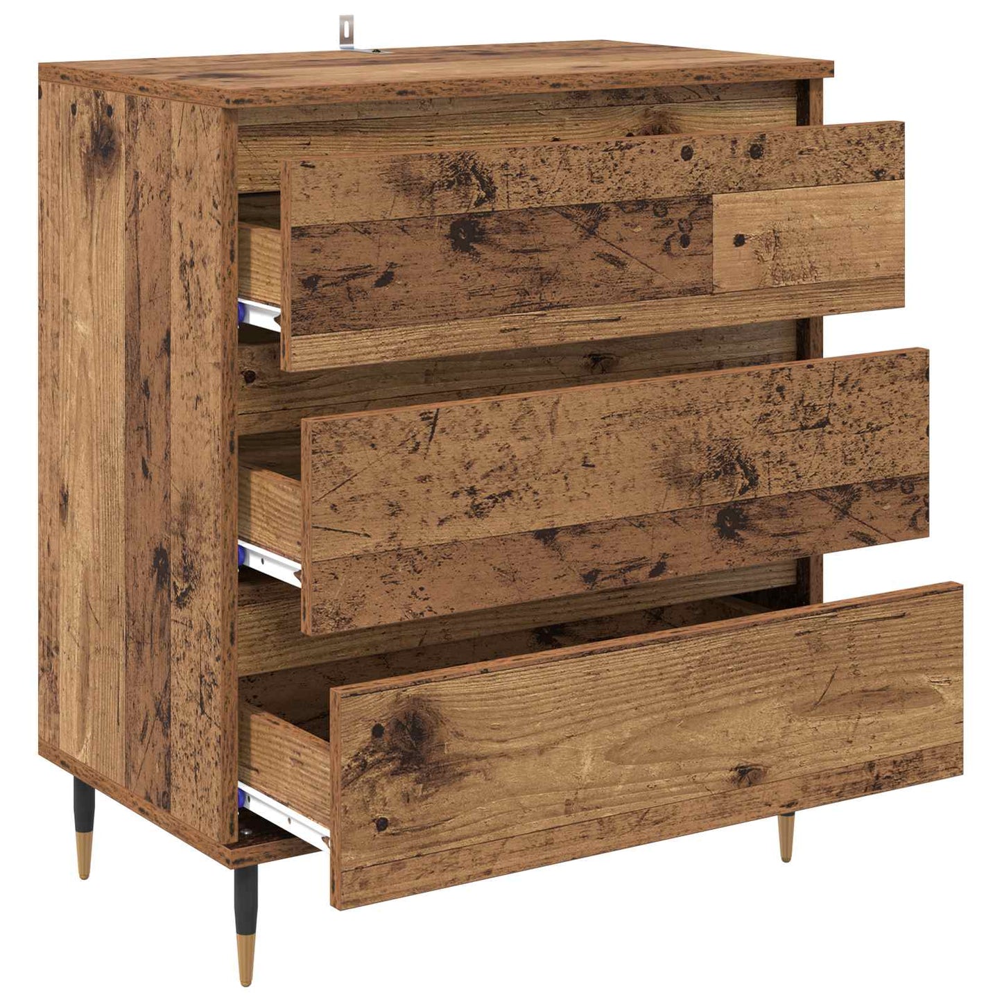 Serviesskap med skuff Gamle tre 60 x 35 x 70 cm Konstruert tre