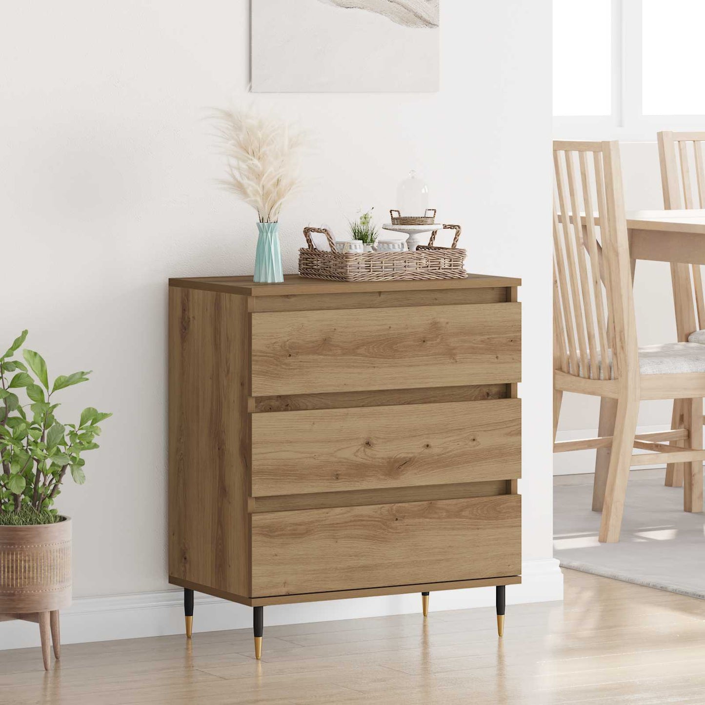 Serviesskap Artisan Eik 60 x 35 x 70 cm Konstruert tre