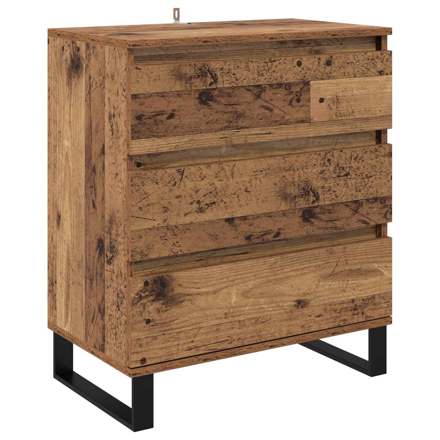 Serviesskap med skuff Gamle tre 60 x 35 x 70 cm Konstruert tre