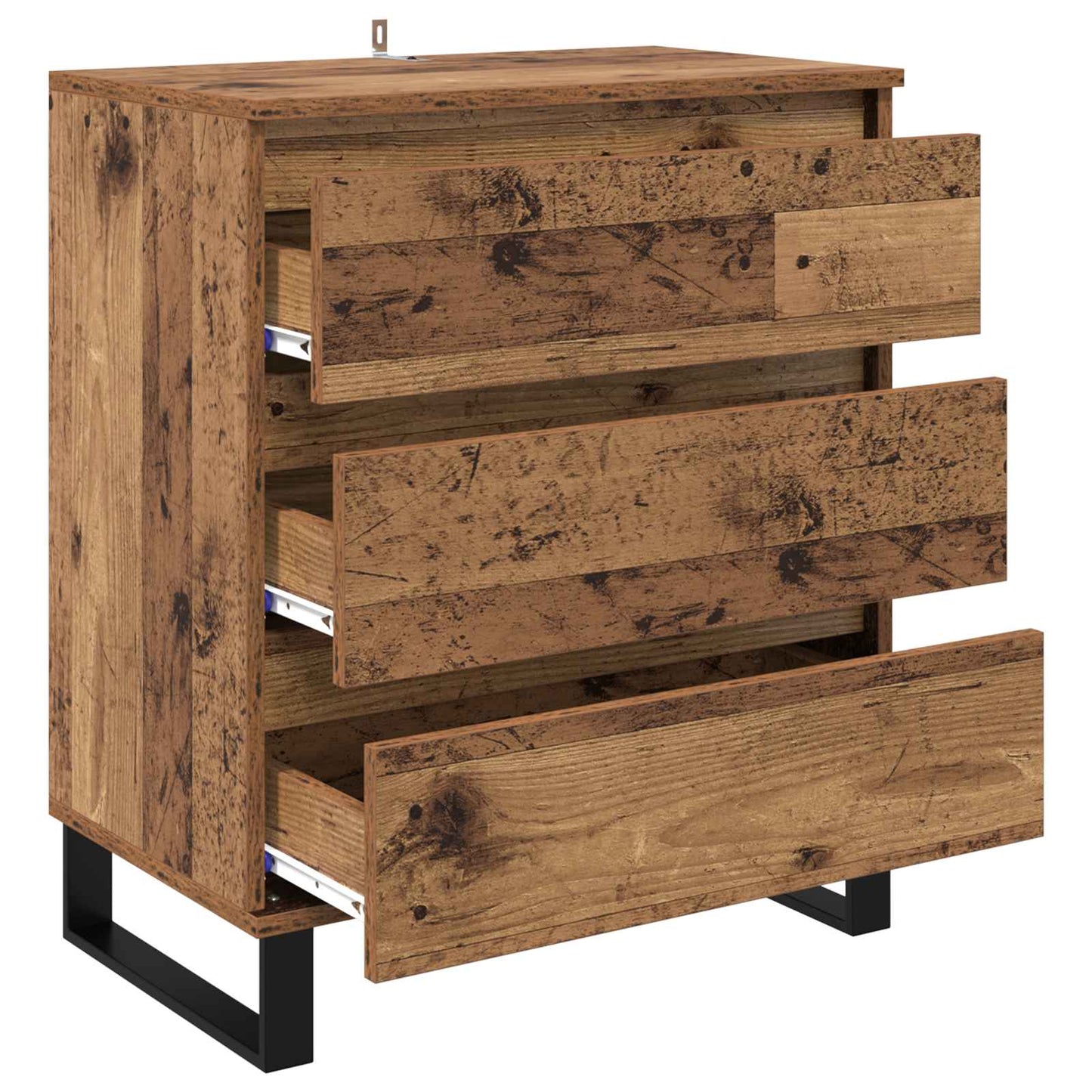 Serviesskap med skuff Gamle tre 60 x 35 x 70 cm Konstruert tre