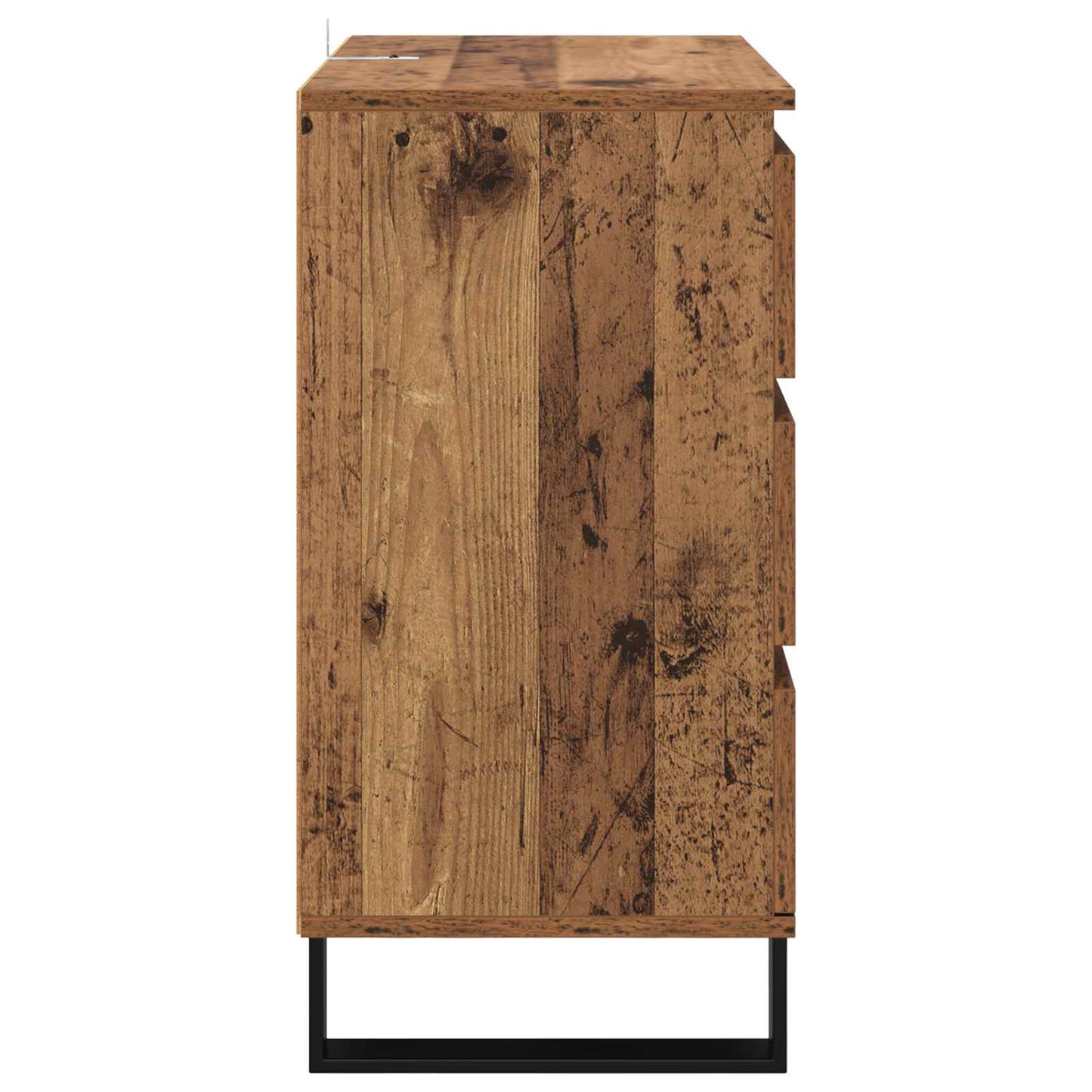 Serviesskap med skuff Gamle tre 60 x 35 x 70 cm Konstruert tre