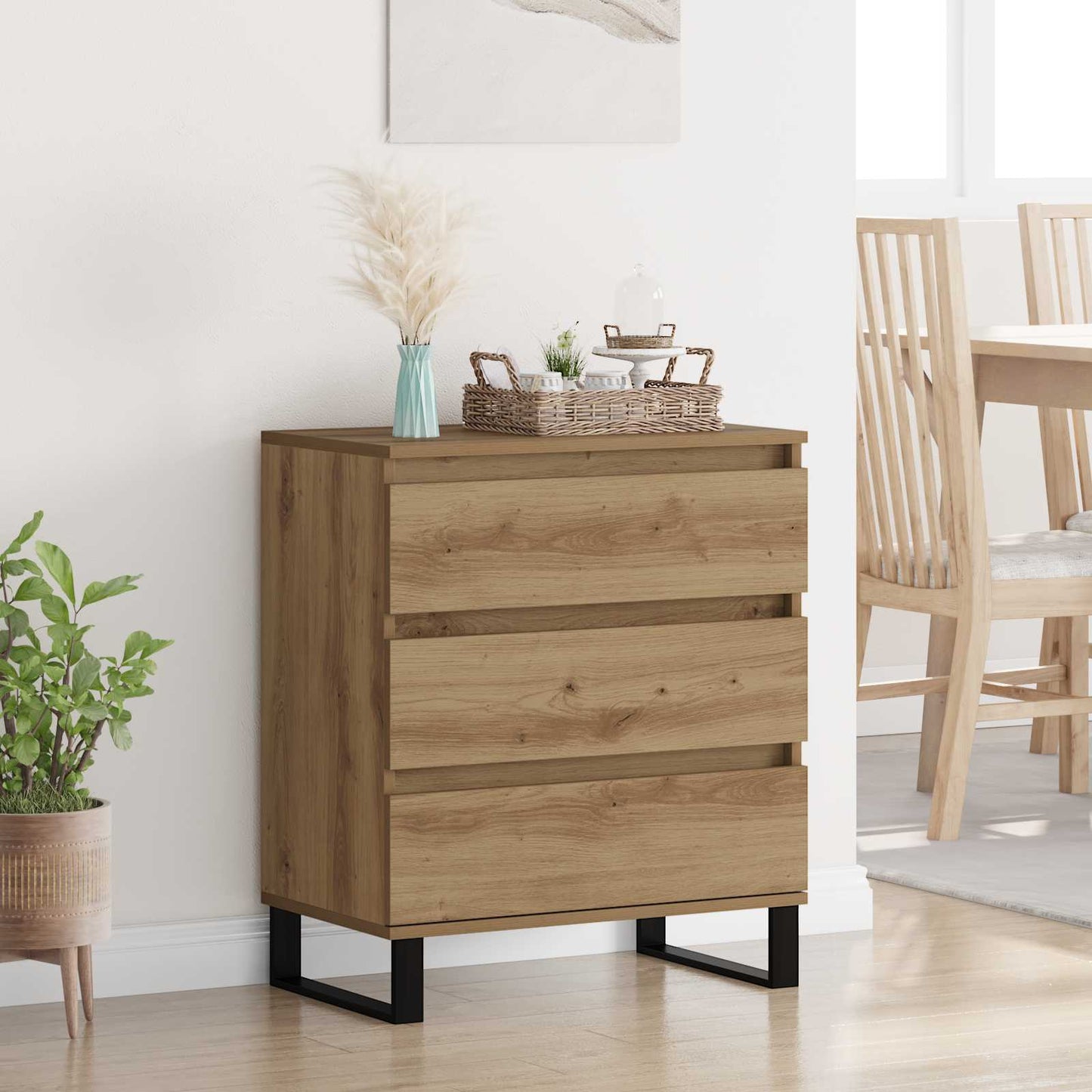 Serviesskap Artisan Eik 60 x 35 x 70 cm Konstruert tre