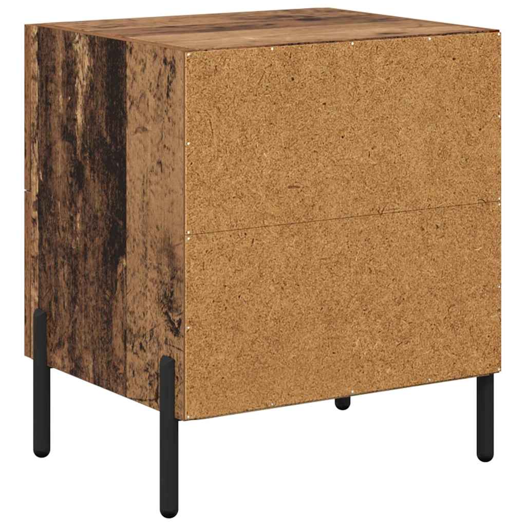 Nattbordskap Gammelt tre 40 x 35 x 47,5 cm Konstruert tre