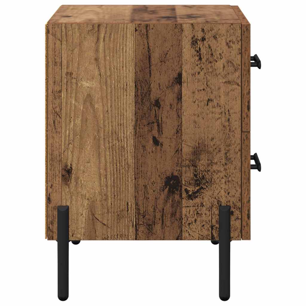 Nattbordskap Gammelt tre 40 x 35 x 47,5 cm Konstruert tre
