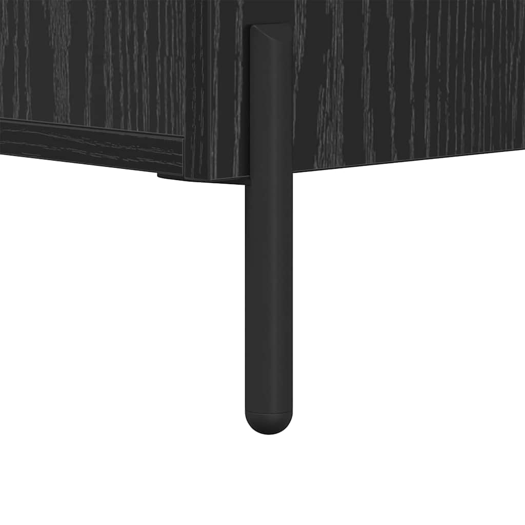 Nattbordskap Svart Eik 40 x 35 x 47,5 cm Konstruert tre